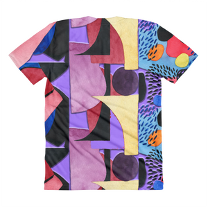 Abstract Pattern // Ultra Light All-Over Printed Women’s T-shirt // Is Life Apparel - Is Life Apparel
