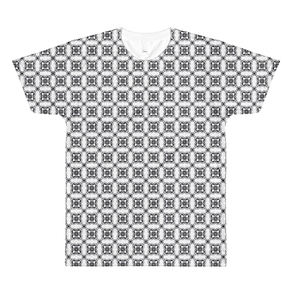 Diamond / Circle Pattern // Ultra Light All-Over Printed Men's T-Shirt  // Is Life Apparel - Is Life Apparel