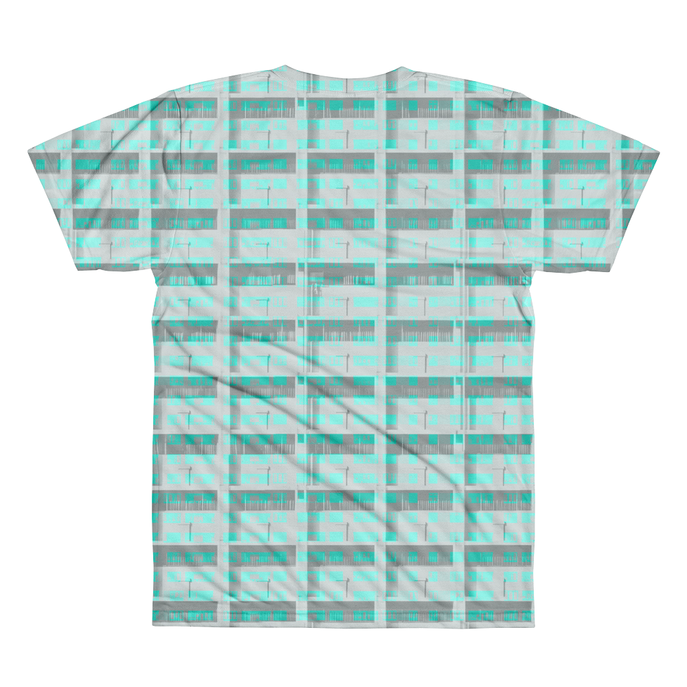 Rectangle in Square // Ultra Light All-Over Printed Men's T-Shirt // Is Life Apparel - Is Life Apparel