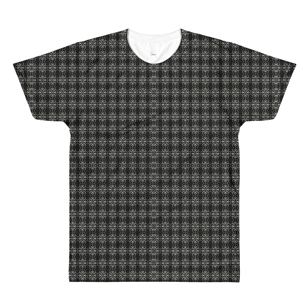 Quad G Pattern // Ultra Light All-Over Printed Men's T-Shirt // Is Life Apparel - Is Life Apparel