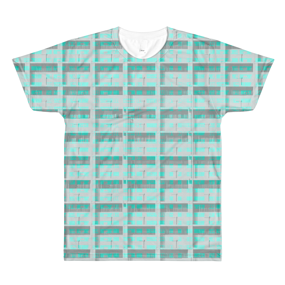 Rectangle in Square // Ultra Light All-Over Printed Men's T-Shirt // Is Life Apparel - Is Life Apparel