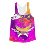 Boho Hand // Ultra Light All-Over Printed Women's Racerback Tank // Is Life Apparel - Is Life Apparel