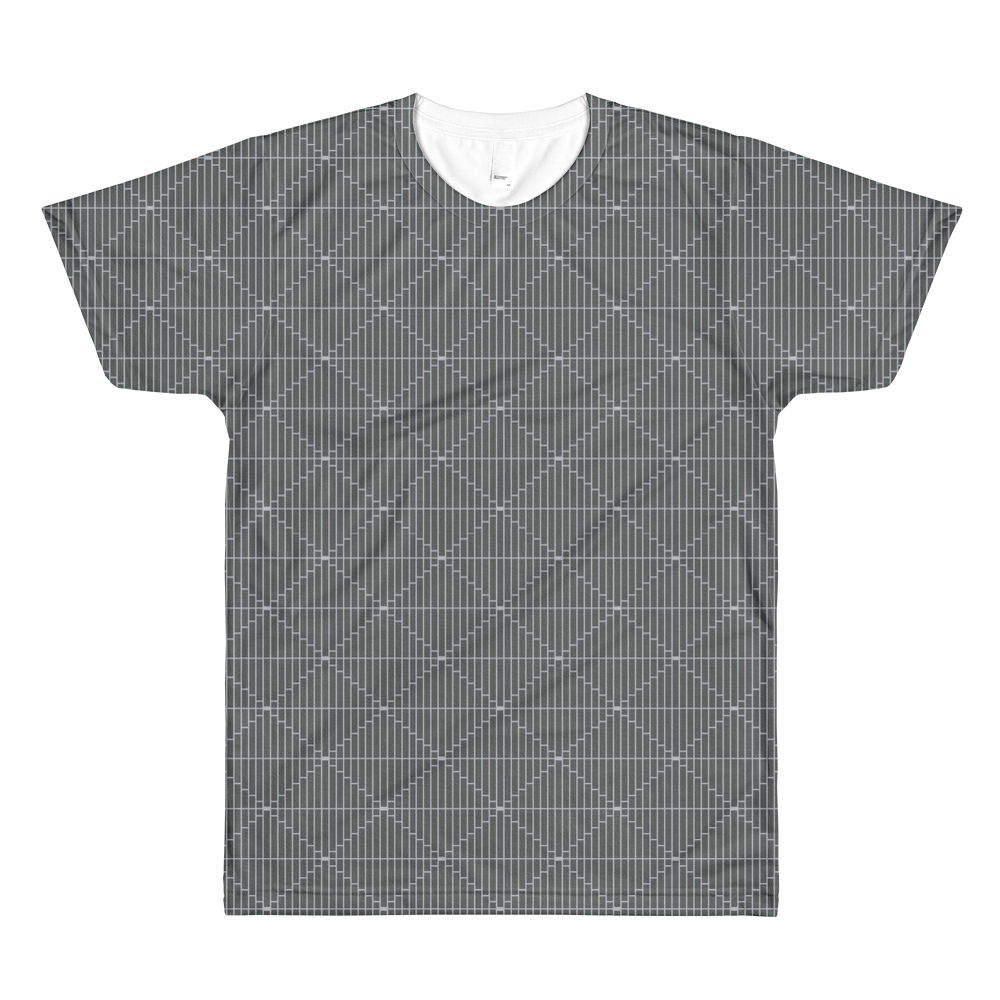 Triangle in Diamond // Ultra Light All-Over Printed Men's T-Shirt // Is Life Apparel - Is Life Apparel