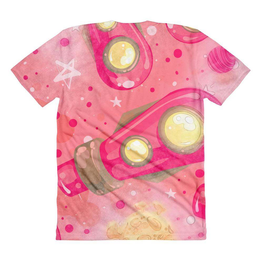 Out Of This World // Ultra Light All-Over Printed Women’s T-shirt // Is Life Apparel - Is Life Apparel