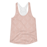 Diamond Rope Pattern // Ultra Light All-Over Printed Women's Racerback Tank // Is Life Apparel - Is Life Apparel