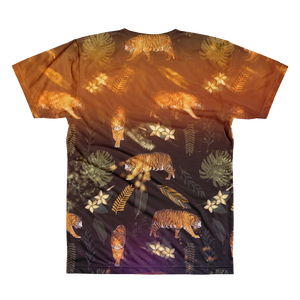 Tiger Print // Ultra Light All-Over Printed Men's T-Shirt // Is Life Apparel