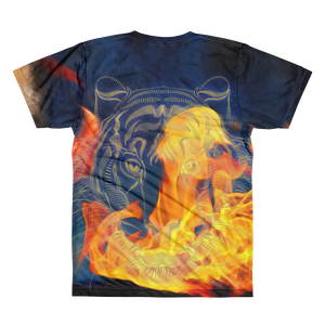 Burning Desire // Ultra Light All-Over Printed Men's T-Shirt // Is Life Apparel