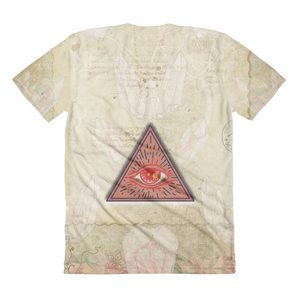 All Seeing Eye // Ultra Light All-Over Printed Women’s T-shirt // Is Life Apparel
