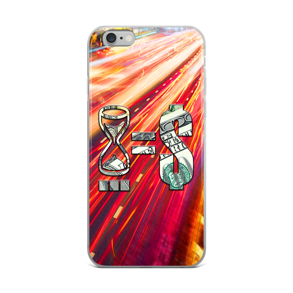Time=Money iPhone Case // Is Life Apparel - Is Life Apparel
