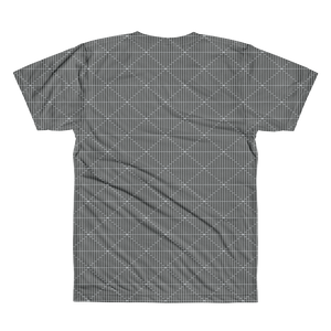 Triangle in Diamond // Ultra Light All-Over Printed Men's T-Shirt // Is Life Apparel - Is Life Apparel